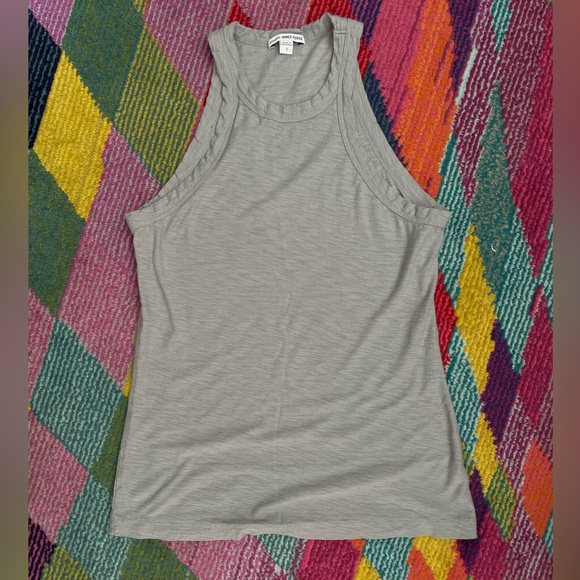 James Perse Heathered Tank Top - Picture 3 of 4